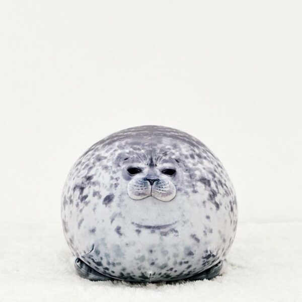 Chubby Seal Plush Toys Sea Lion Stuffed Throw Pillow Soft Seal Plush Party Hold Pillow Baby Sleeping Pillow Chair Cushion Gifts Gối bãi biển 7