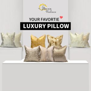 Luxury Jacquard Pillowcase Decorative Sofa Cushion Case Pillow Cover For Home Decor Car Bed Cushion Cover Pillow Case 20×20 Gối tựa lưng